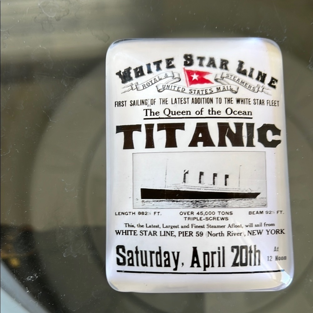 White Star Line Titanic Magnet